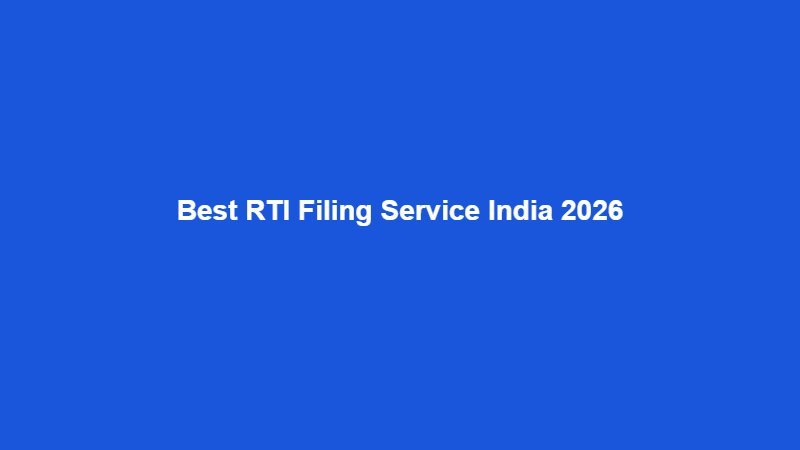 https://www.filemyrti.com/Best RTI Filing Service in India 2026: FileMyRTI vs RTIwala vs OnlineRTI vs RTIGuru