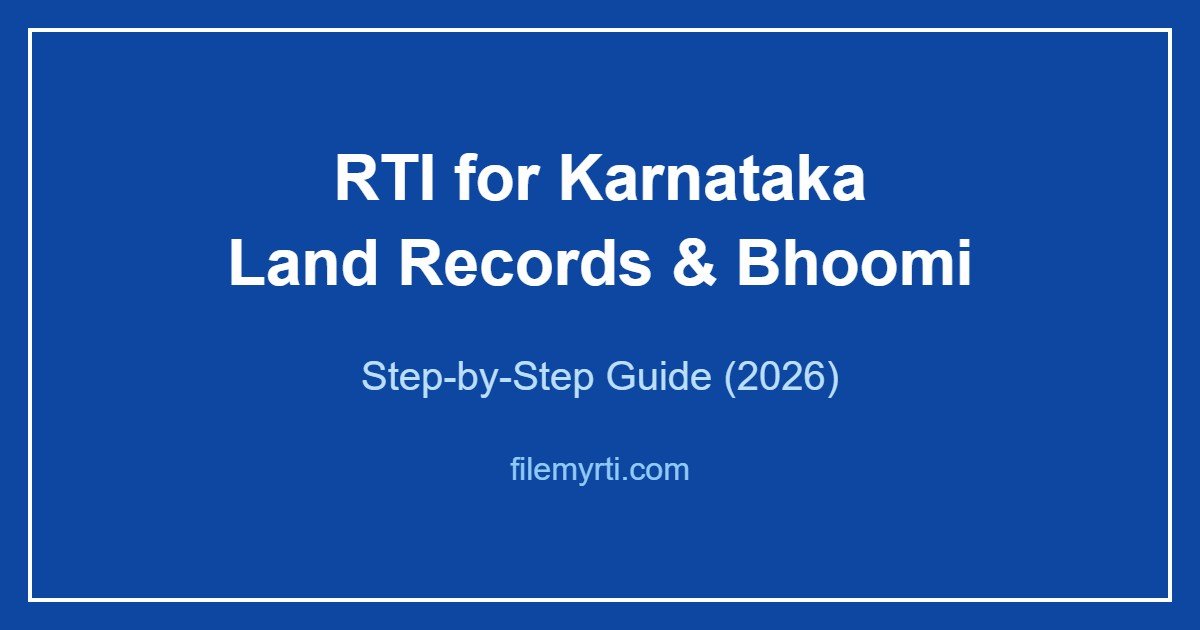 https://www.filemyrti.com/How to File RTI for Land Records in Karnataka: Bhoomi Portal Guide (2026)